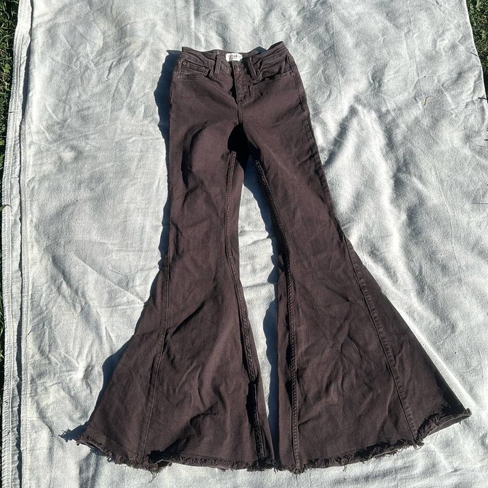 Shyanne Brown Flared Jeans